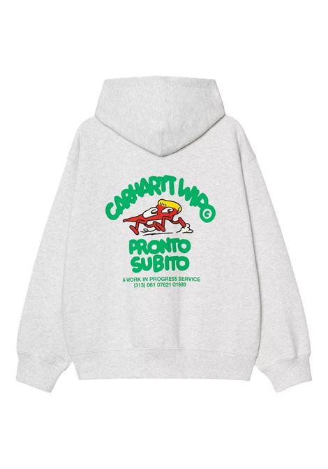 hooded pronto sweatshirt man grey CARHARTT WIP | I035177482.XX